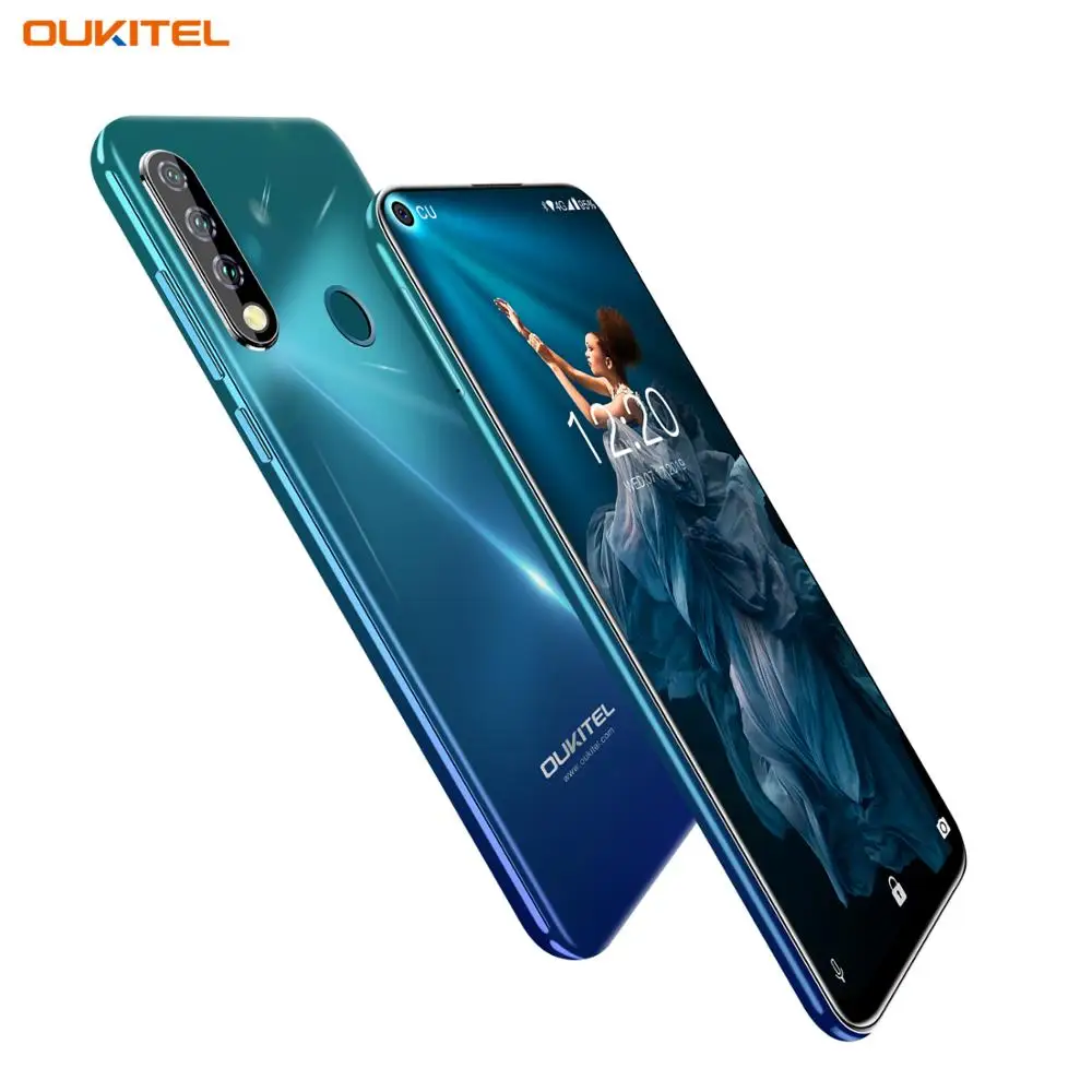 OUKITEL C17 Pro 6,3" 19,5: 9 Android 9,0 4G ram 64G rom MTK6763 Восьмиядерный мобильный телефон задняя Тройная Камера Двойная 4G LTE смартфон