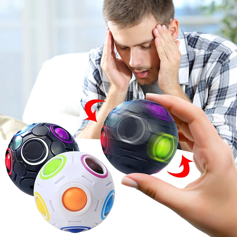 pelota arcoiris magico