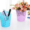 Storage Baskets Lace Hollow out Table Trash Can Pencil Holder Desk Organizer for Office School Home ► Photo 1/6