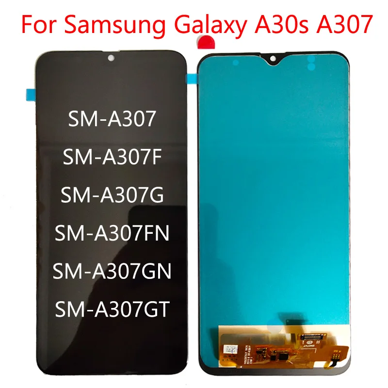 TFT 6 4 дюйма для Samsung Galaxy A30S A307 Женская Стандартная деталь ЖК-дисплей с сенсорным