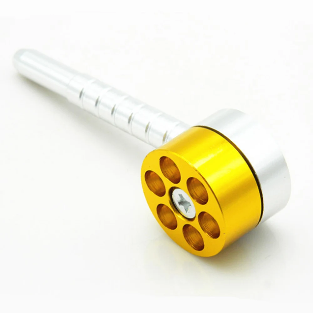 6 Shooters Revolver Tobacco Crusher Smoking Pipe Grinder 2 in1 Metal Alloy Pipe PI669