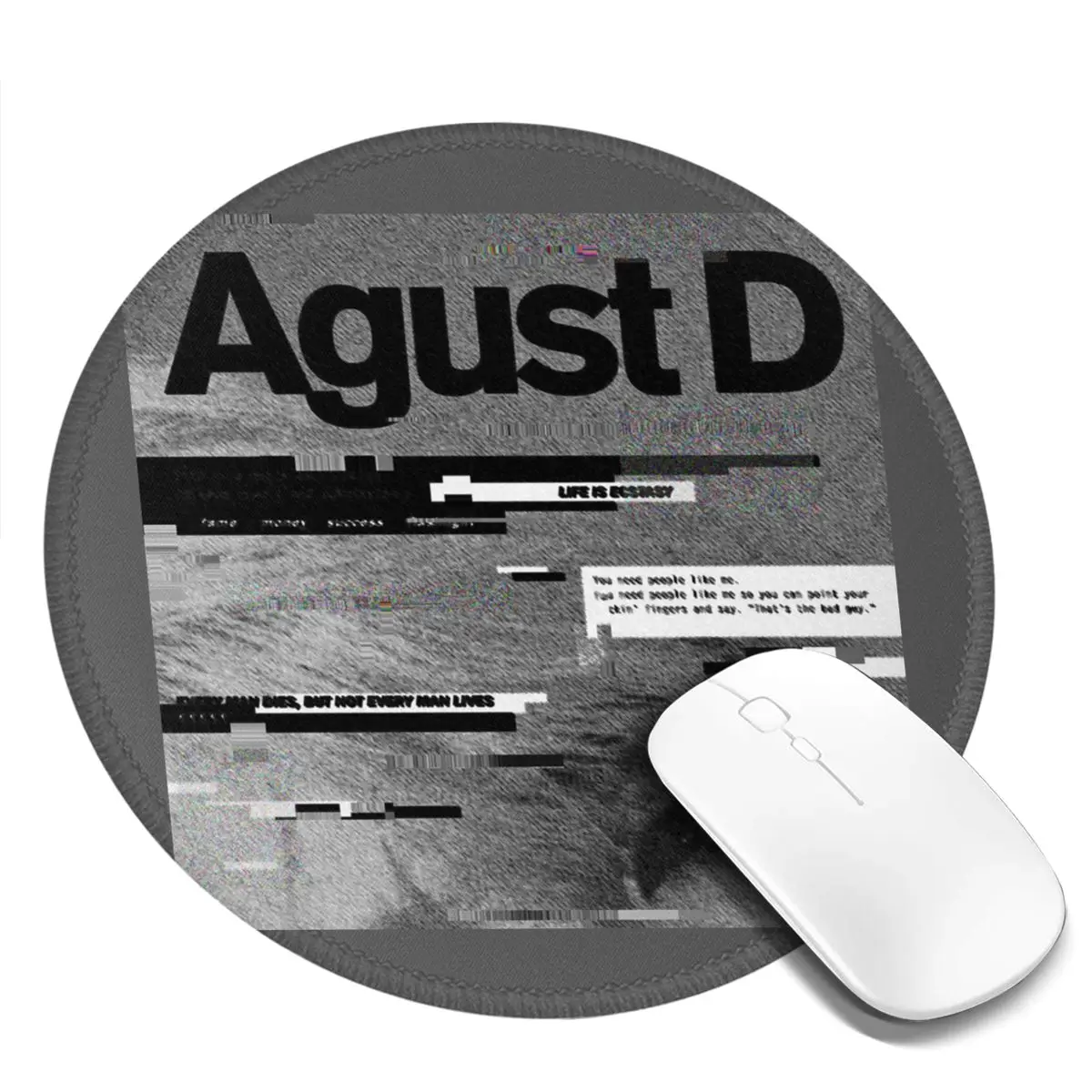 Agust D коврик для мыши AGUST альбом искусства подлокотник высокого качества стол