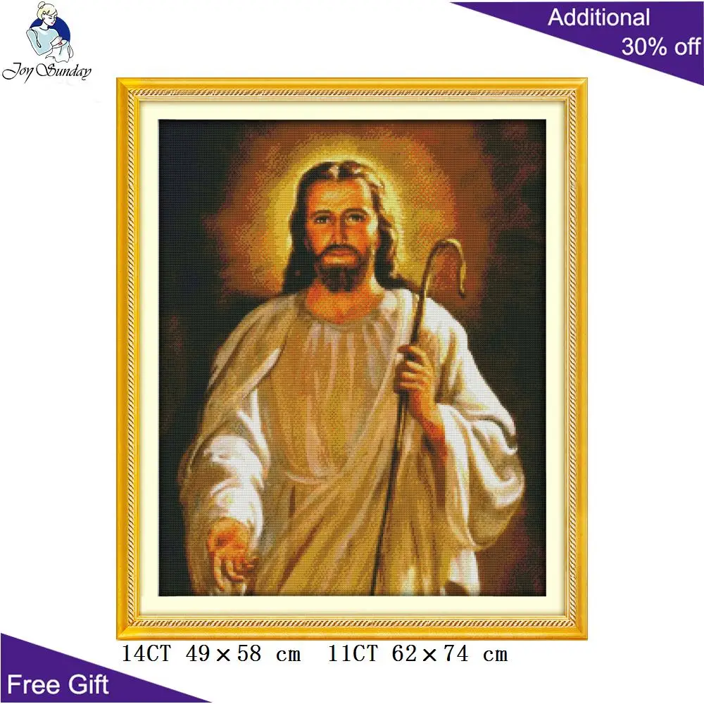 Вышивка крестом Joy Sunday Jesus R429(4)R512R530(5)R564 14CT11CT домашний декор крест с ангелами|joy