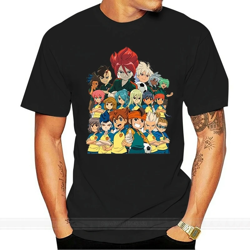 Inazuma Eleven футболка летние шорты с длинными рукавами белый Цвет логотип футболки