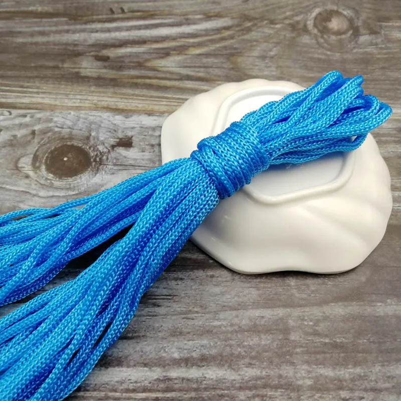 15meters Dia.2mm Strand Core Paracord Bracelet Lanyard Camping Rope Clothesline Survival Parachute Cord