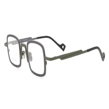 Новейшие ретро унисекс чистый титан полный обод прогрессивные мульти-фокусные линзы очки антибликовые видеть рядом дальнее чтение очки