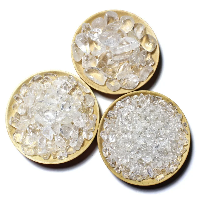 High quality natural white crystal gravel Aquarium flowerpot landscape stone Water grinding stone