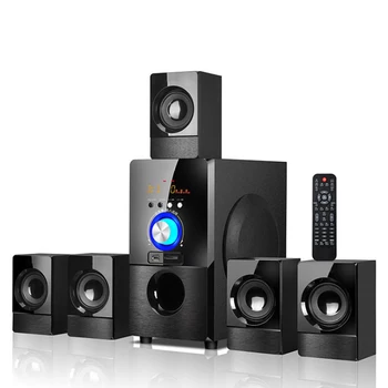 wood home theater speakers