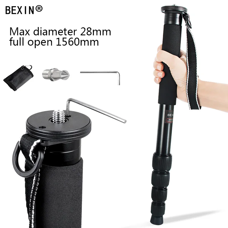 

Professional Aluminum Alloy Monopod Digital Camera Mount Adapter Fixed Tripod Monopod For Dslr Camera Nikon Sony