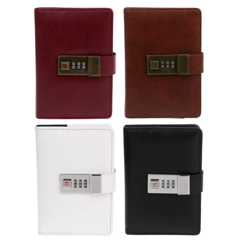 

2019 2020 School Schedule Vintage Retro Planner A7 Notebook Journal Diary With Password Lock For Planner Book School Stationery