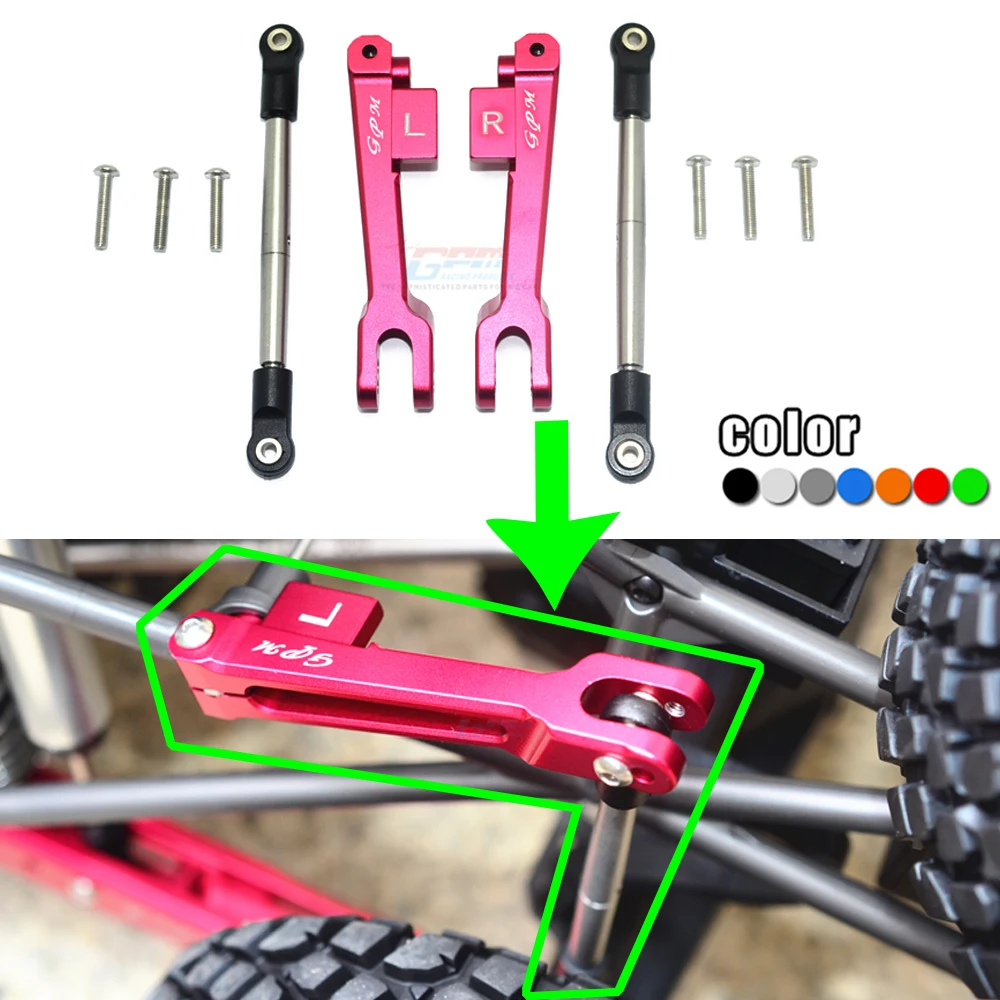 Kit Barra Oscillante Larga Anteriore + Posteriore In Metallo Per - Foto 5