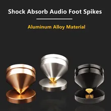 

Audio Foot Spikes Cone Floor Foot Nail Aluminum Alloy Speaker DAC CD Cabinet Power Amplifier Computer Subwoofer Tripod
