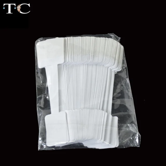 10x1.5cm White Karft бумажный ценник для ювелирных изделий прямоугольная круглая форма самоклеющаяся этикетка ювелирный магазин инструмент кольцо браслет ювелирные бирки 50 шт./лот - Цвет: 10x1.5cm White