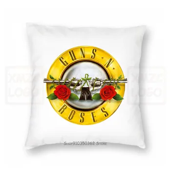 

Gunsnroses Bullet Logo Heather Grey Pillow case New Gnr Merch Soft Women Men