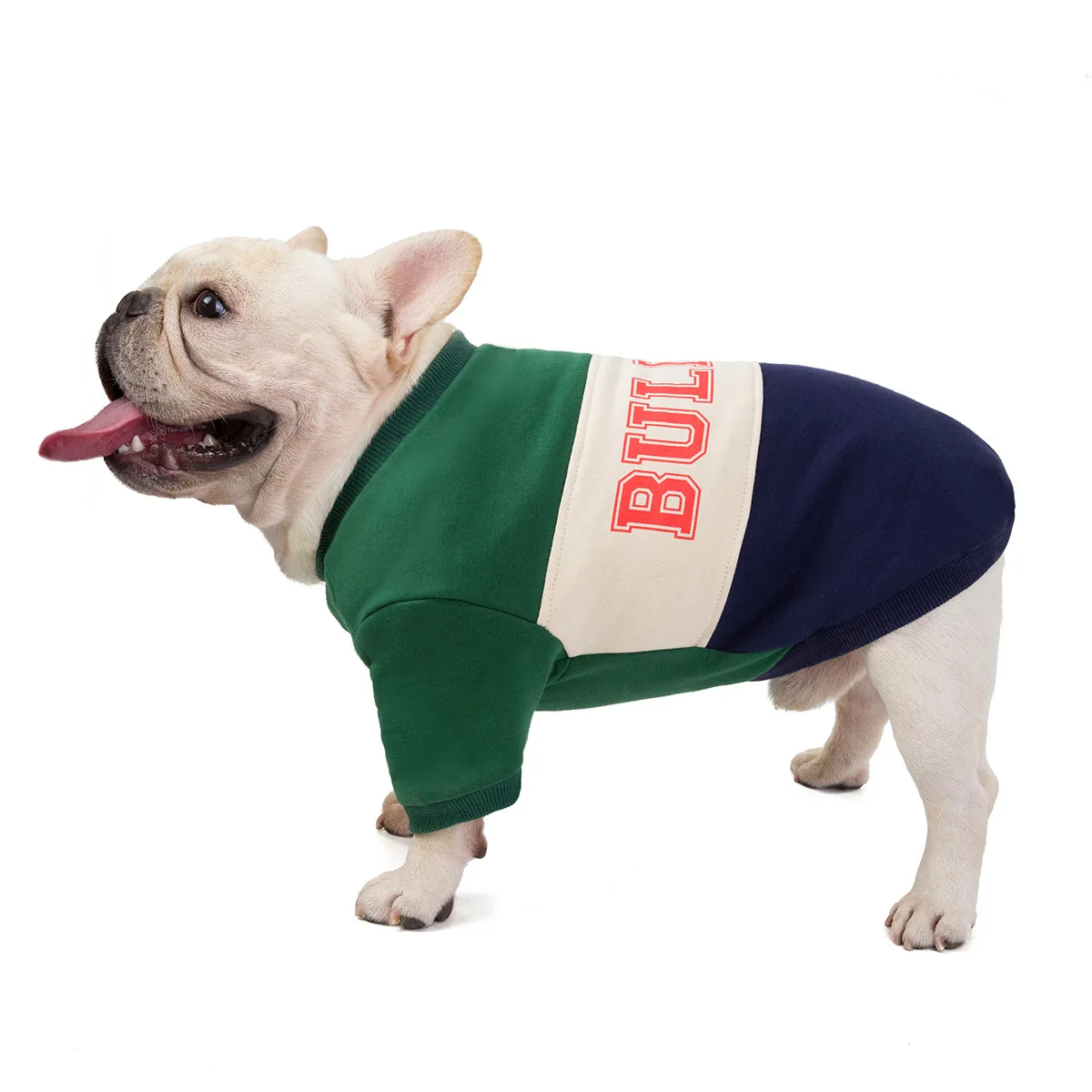 Теплый свитер для маленьких собак, свитер с буквенным принтом для французского бульдога, мягкий наряд для чихуахуа, щенка, костюм