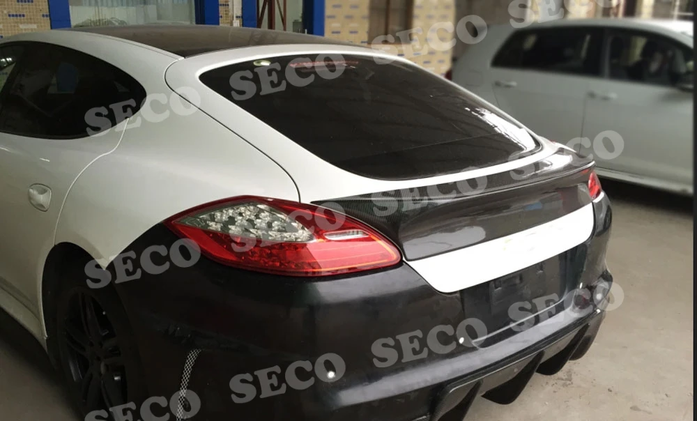 Для Porsche Panamera 970,1 спойлер 2009-2013 углеродного волокна задний спойлер frp багажник внешней отделки крылья