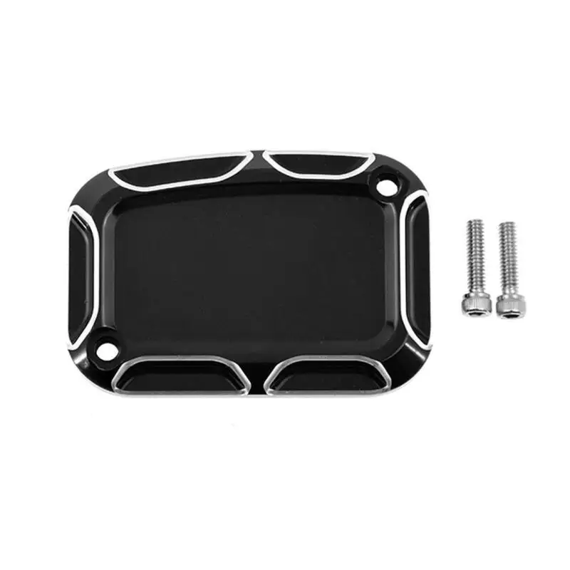 

Aluminum Motorcycle Brake Fluid Fuel Reservoir Tank Cap Cover Suitbale For Multiple Models 2008-2017 Glide Harley Motorcycle