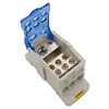 UKK125 Din Rail 2 in N Out Terminal Block Distribution Box Universal Power Junction Box Electric Wire Connector gangbei ► Photo 2/6