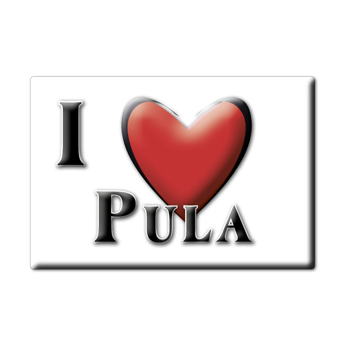 Pula Magnet Lodestone Sardinia (ca) Italy Fridge Magnet Souvenir I Love -  Fridge Magnets - AliExpress