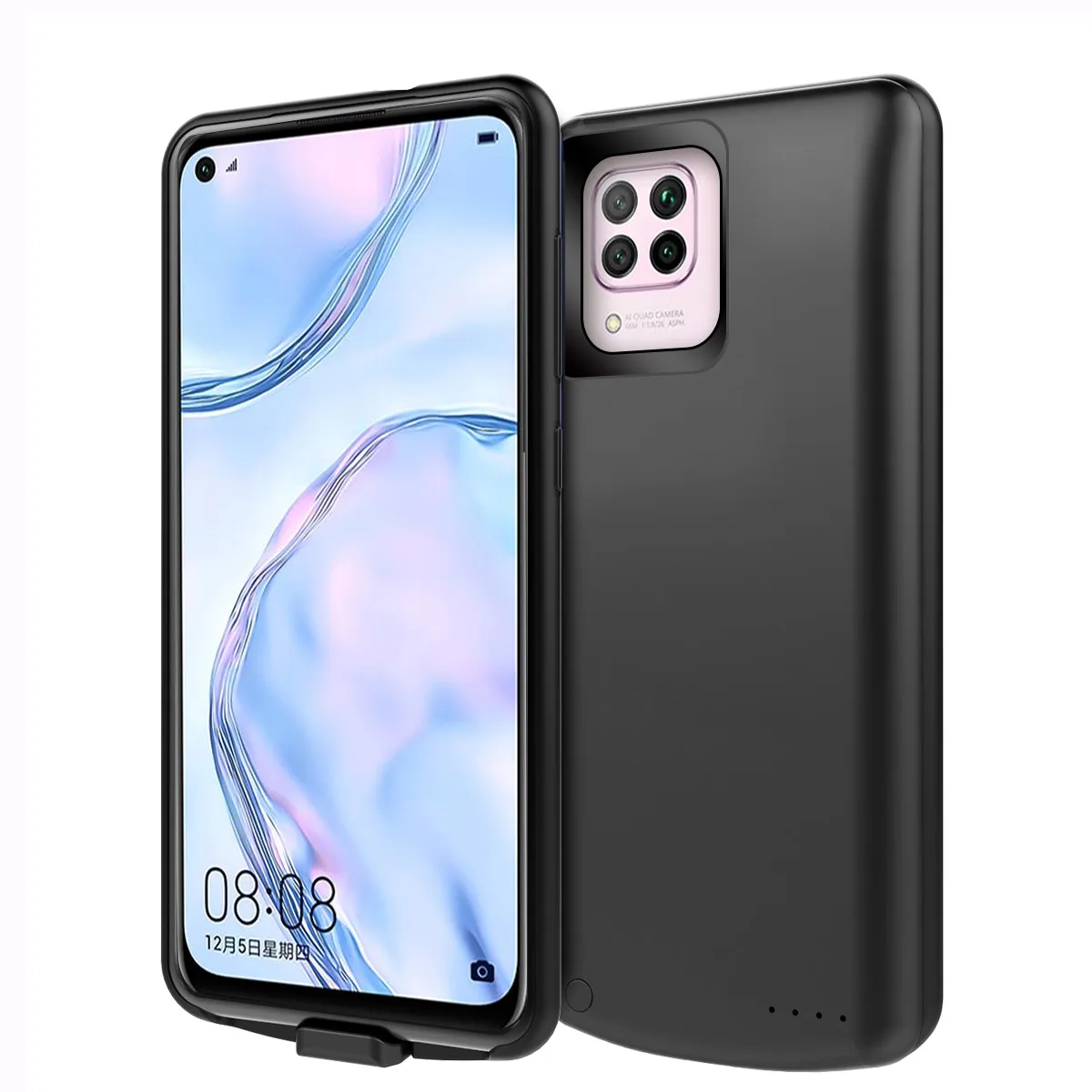 Для huawei Nova 6 SE Nova 6 Honor V30 Pro, 6500 мАч, чехол для зарядного устройства, расширенный аккумулятор, резервный источник питания, защитный чехол, задний Чехол