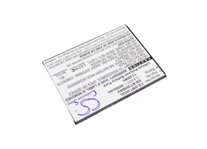Cameron sino 4050 мА/ч, батарея для Samsung Galaxy Tab Active 2 Tab Active 2 8,0 Tab Active 2 8,0 LTE SM-T365F0 T395N