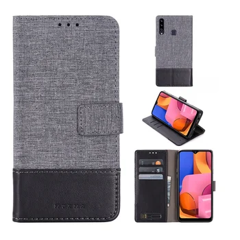 

Case For Huawei Honor 6C Pro 6X 7X 8X 8A 9 10 view 20 Note 10 Y6 Y7 2019 Cover fabric Cloth PU leather Flip wallet soft case