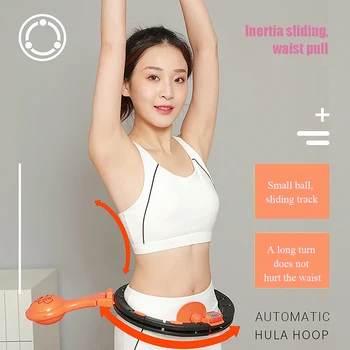 

Magic Hoop Smart Counting Sport Hoops Yoga Waist Exerciser Hoop Detachable Belly Muscle Trainer Loss Weight Fitness Equipment