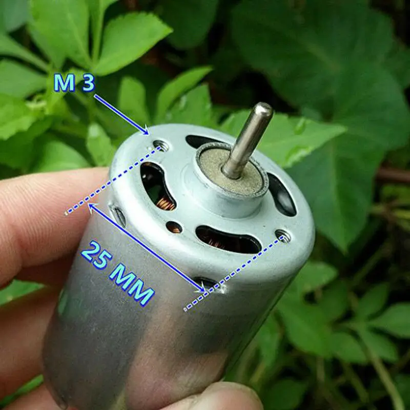 MABUCHI RS-545SH-3055 микро электродвигатель постоянного тока 12 V-24 V Высокое Скорость Мощность большой крутящий момент 3,15 мм вал вентилятор охлаждения игрушечный садовый инструмент «сделай сам»