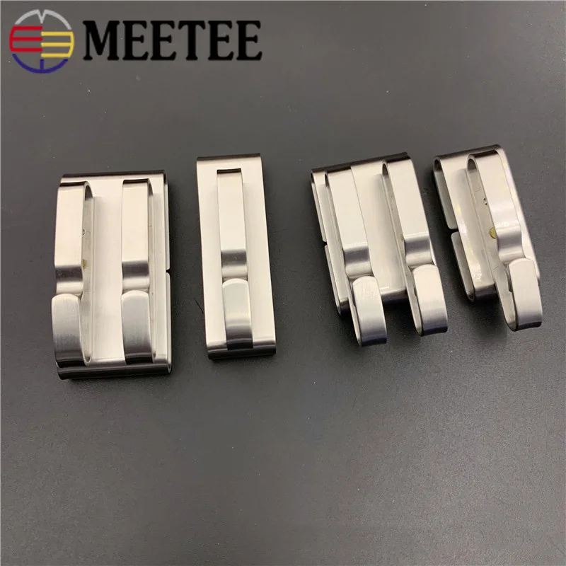Meetee 1 шт./2 шт. ID55/40 мм нержавеющая сталь, латунь пряжка для ремня ручное кольцо для ключей висячая пряжка набор для работы с кожей брюки аксессуары