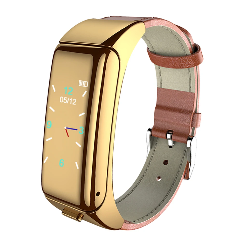 Creative Headset Smart Band Bracelet Heart Rate Monitor Sports Smart Watch Pedometer Fitness Wristband Fit for IOS Android