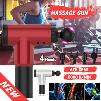 

High Power Profession Massage Gun Relax Body Muscle Deep Fascia Massager Muscle Pain Exercising Relaxation Slimming Shaping