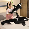New 130CM big Killer whale doll pillow whale Orcinus orca black and white whale plush toy doll shark kids boys girls soft toys ► Photo 2/6