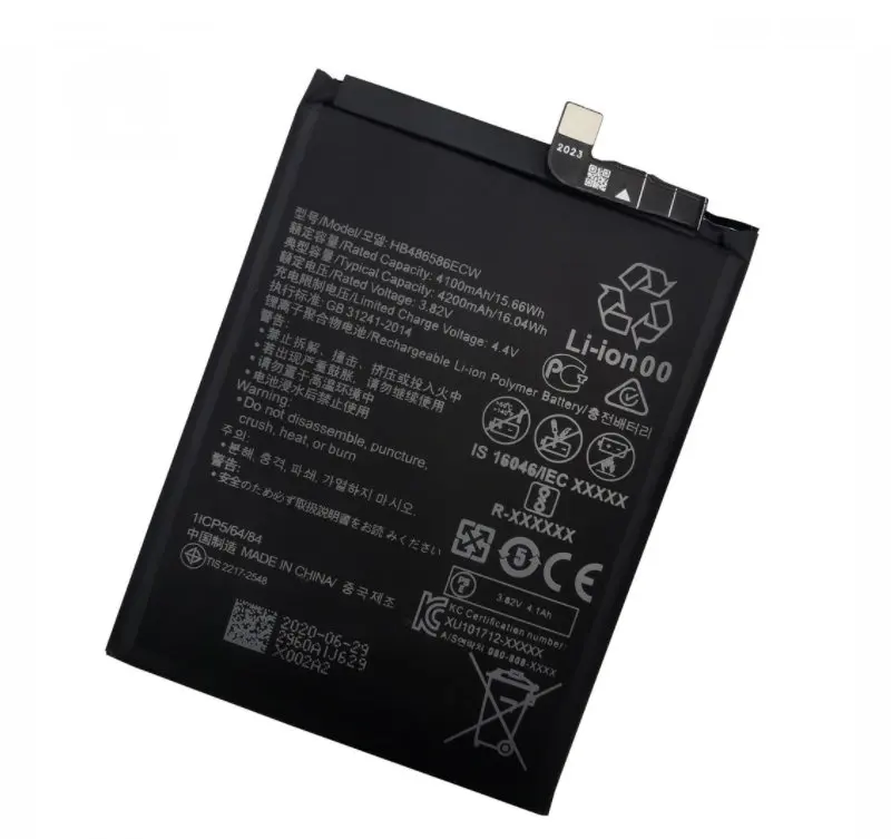 10 шт./лот 4200 мАч HB486586ECW Аккумулятор для Huawei P40 Lite JNY-L01A Mate 30 Mate30 Pro Nova 6 SE Honor VIew V30 lite |
