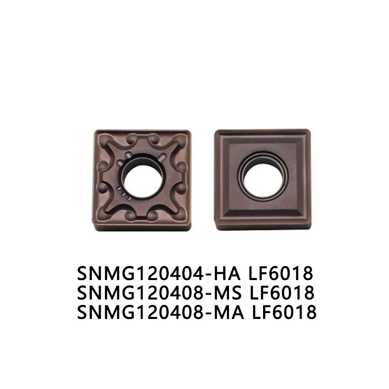 DESKAR 10 шт. SNMG120404-HA LF6018 SNMG120408-MS LF6018 SNMG120408-MA LF6018 SNMG432 для Сталь из нержавеющей стали и чугуна