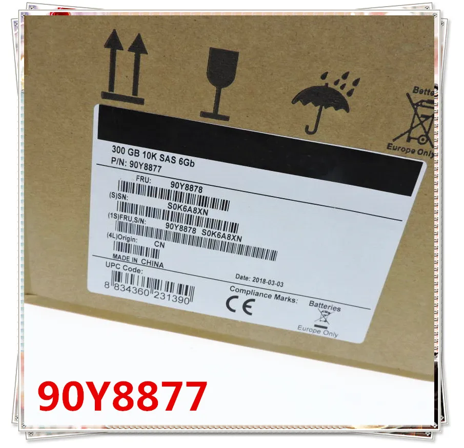 И для 90Y8877 SAS 300G 2,5 10K 90Y8878 90Y8881 3 года гарантии