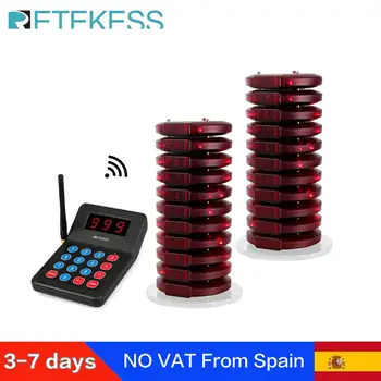 

RETEKESS T119 Pager Restaurant Wireless Restaurant Waiter Calling System Queue Management System Pager For cafe shop Clinic