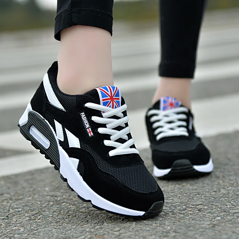 

Spring and Summer New Mesh Air Cushion Women's Shoes Sports, Leisure, Comfortable, Air-permeable and Portable Running Shoes