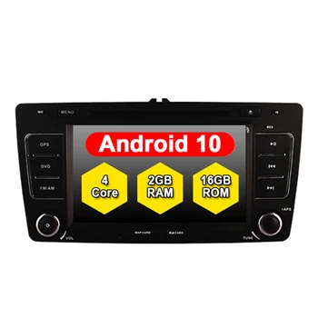 

ANDROID 10.0 FOR SKODA OCTAVIA 2004-2011 FRONT AND REAR CAMERA CAN WORK SAME TIME CAR AUDIO DVD USB PLAYER Central Multimidia