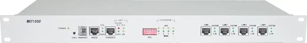 FTTH 4E1(75Ω или 120Ω)+ 4ETH(10/100 Мбит/с) волоконно-оптический мультиплексор редуктором оптической вилкой 1х9, одномодовый волоконно-оптический SC 20 км питание от сети переменного тока