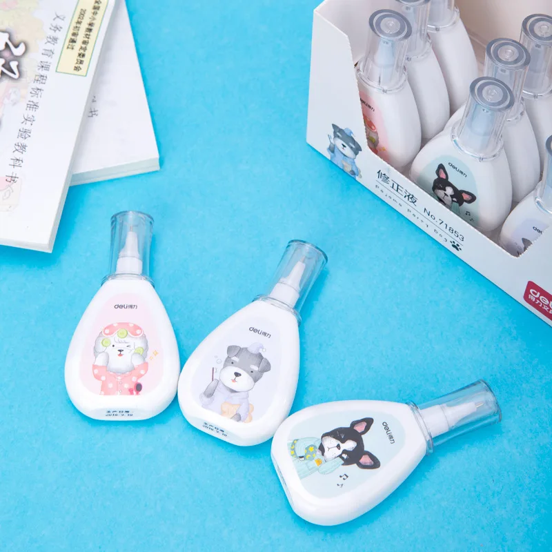 Корректирующая лента в виде собаки белая корректирующая жидкость креативная