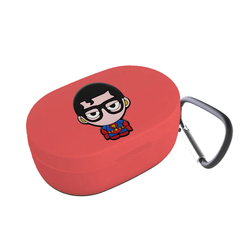 red3 FIFATA ТПУ чехол для Xiaomi Redmi Airdots беспроводной Bluetooth наушники силиконовый чехол для Airdots защитный чехол Аксессуары - Цвет: red3