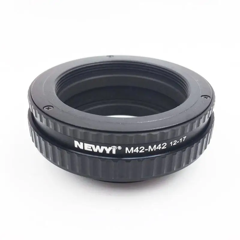 FFYY-NEWYI M42 до M42 фокусировка Helicoid кольцо адаптер 12-17 мм Макро Удлинитель