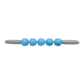 

Muscle Roller Yoga Relaxing Massage Stick Fascia Cellulite Spiky Five Ball Relax