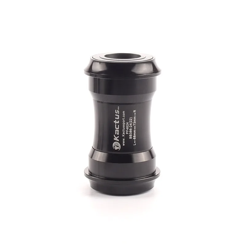 Черный Kactus PF30 BB386 велосипеда Керамика подшипник нижние тормоза для MTB велосипед 68/73 мм Пресс подходит BB оси Запчасти для SRAM GXP диаметра окружности болтов - Цвет: Черный