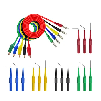 

TIOODRE Test Tool Aid Back Probe Kit Identified Probe Stainless steel Professional Five colors for Automotive