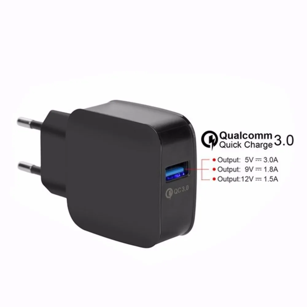 Универсальное USB зарядное устройство быстрое зарядное устройство 3,0 Быстрая зарядка для мобильных телефонов 24 Вт Быстрое настенное зарядное устройство для смартфонов