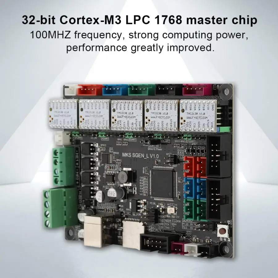 Высокое качество 3d Принтер Материнские платы части для MKS SGen-L+ TMC2130x5 шаговый двигатель драйвер для XYZ/Delta