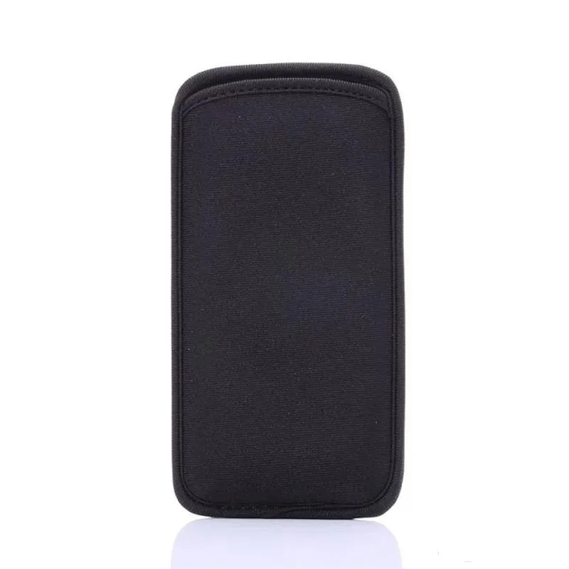 Мягкий гибкий неопреновый защитный чехол для телефона samsung Note 10 9 8 S8 S9 S10 Plus iPhone 11 Pro X XS Max XR 6 7 8 Plus 5S - Цвет: Black