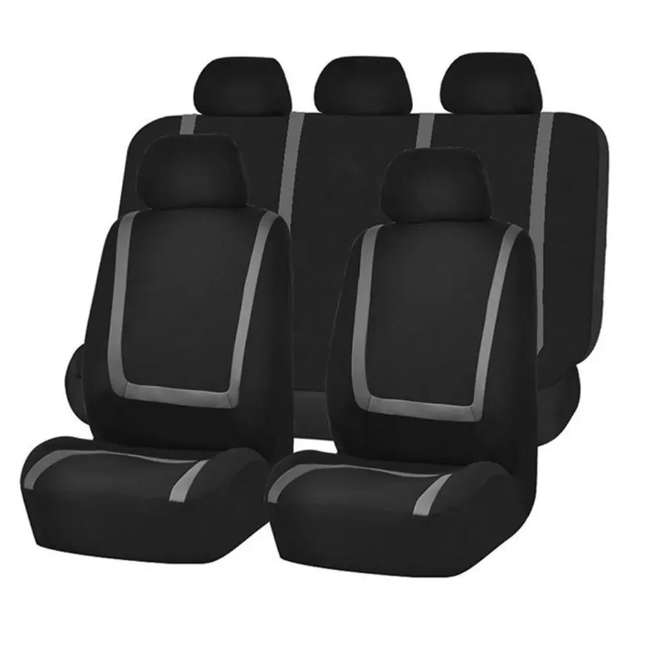 Универсальный чехол для автомобильных сидений, 9 шт. в наборе, чехлы для автомобильных сидений, аксессуары для интерьера, автомобильные аксессуары, защита для автомобильных сидений