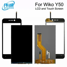 Ensemble écran tactile LCD de remplacement, outils et colle, pour Wiko Y50=